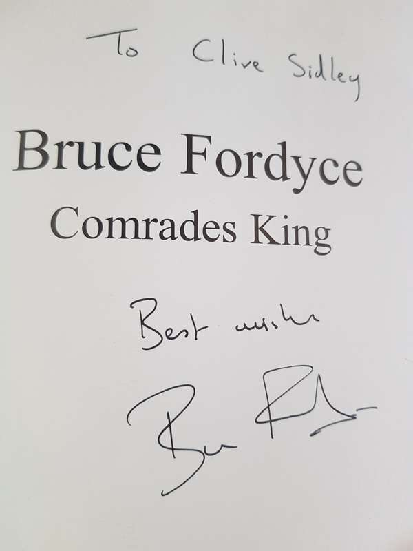 BRUCE FORDYCE COMRADES KING Signed