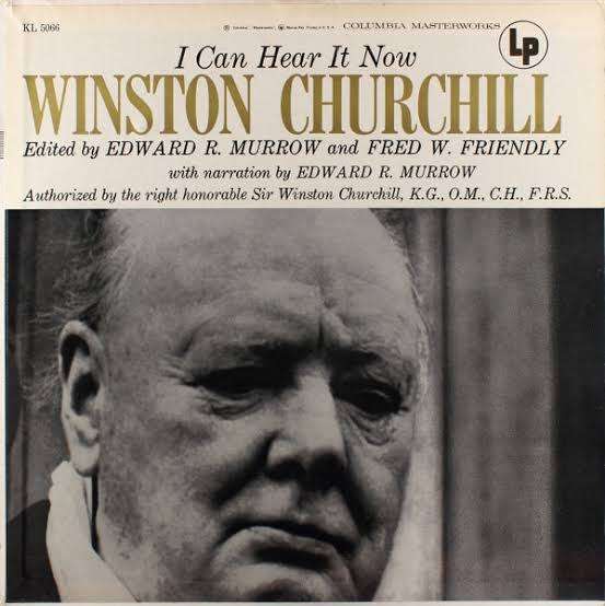 Winston Churchill I Can Hear It Now Vinyl CBS 1965