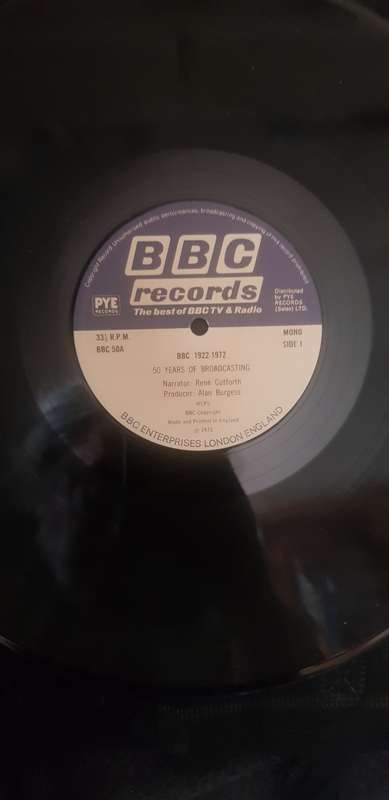 50 YEARS OF BROADCASTING BBC 1922-1972  VINYL