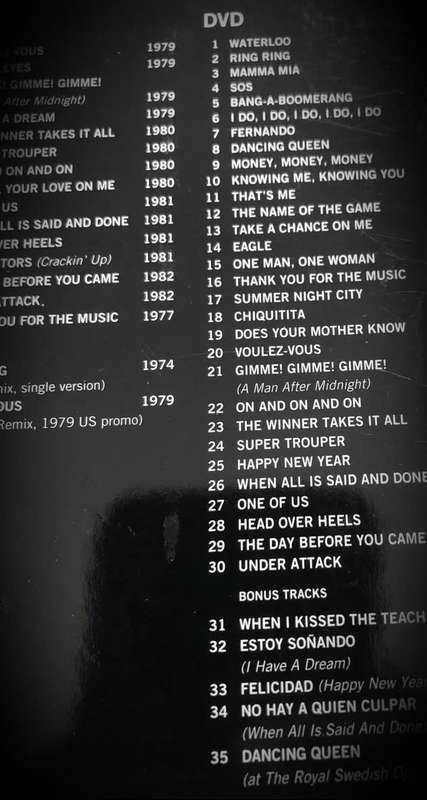 ABBA The Definitive Collection 2 CDs & 1 DVD Abba Greatest Hits Box Set