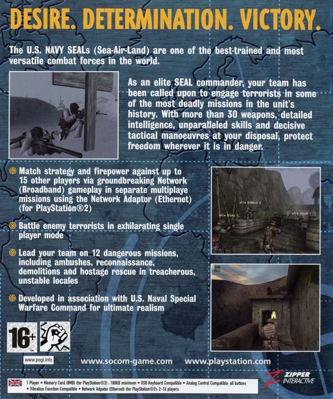 SOCOM U.S. Navy SEALS SP2 PLAYSTATION 2