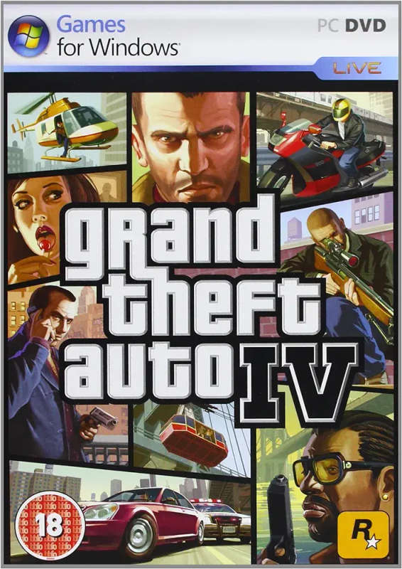 Grand Theft Auto IV PC CD