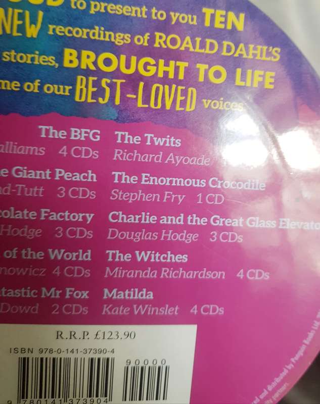 ROALD DAHL 10 Phizz Whizzing Audio Books Set 29 CDs