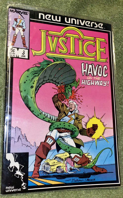 JUSTICE HAVOC ON THE HIGHWAY Marvel