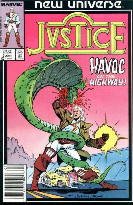 JUSTICE HAVOC ON THE HIGHWAY Marvel