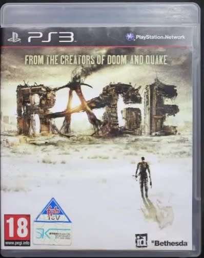Rage Sony PlayStation 3 PS3 Game Complete With Manual