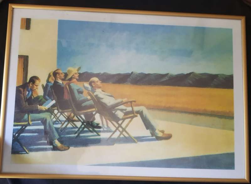 EDWARD HOPPER  People in the Sun  Print / Lithograph