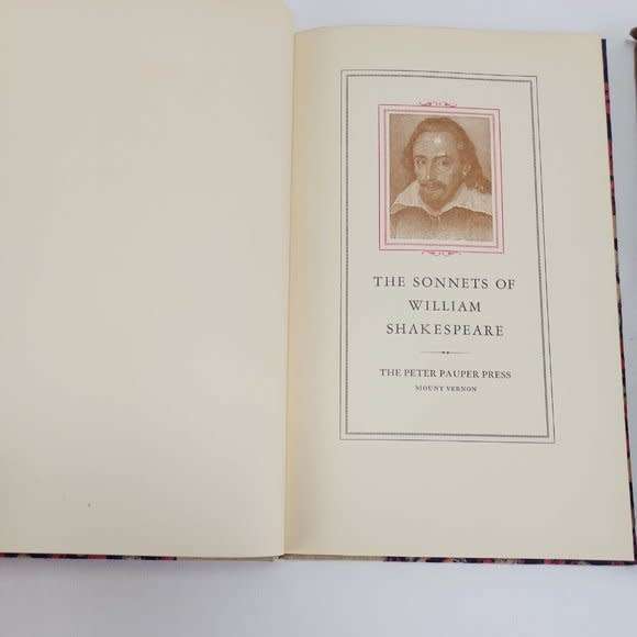 The Sonnets of William Shakespeare Circa 1936 / 1940