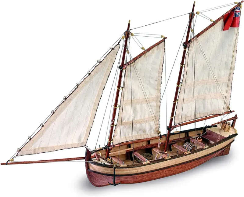 Artesanía Latina 19015. Wooden ship model HMS Endeavour Captain`s Boat 1/50
