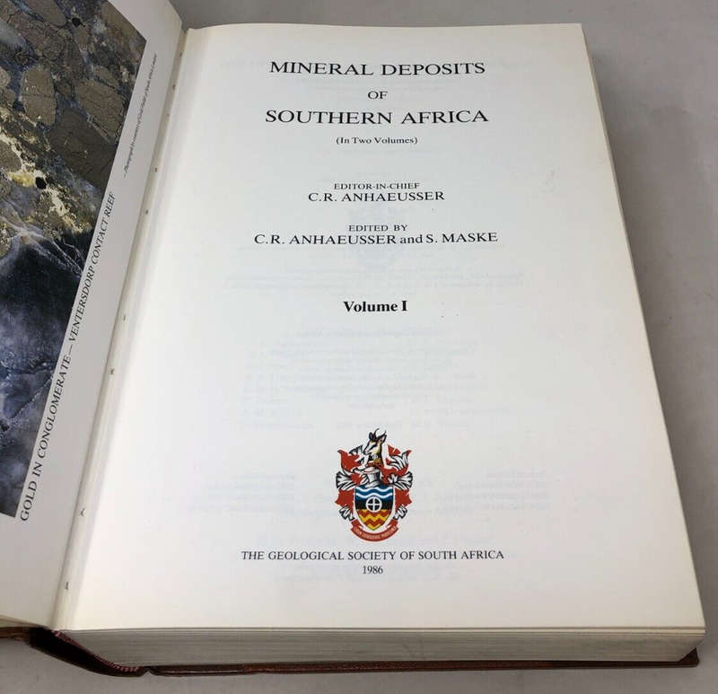 Mineral Deposits of Southern Africa , 2 Vols., C. R. Anhaeusser, 1986