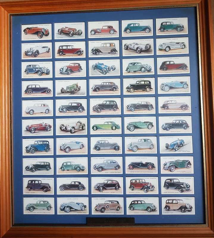 Vintage Cars Antiques & Collectable Cigarette Cards Motor Cars C 1936 Vintage Cars