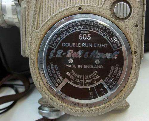Vintage Camera GB Bell & Howell Double Run Eight 605 Movie Camera
