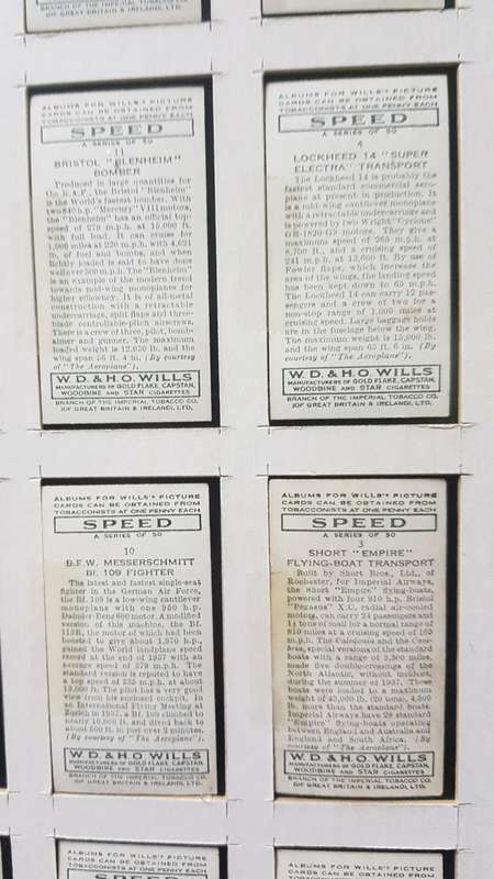 WW2  Vintage Cigarette Cards 1938 WW2  Antiques & Collectable