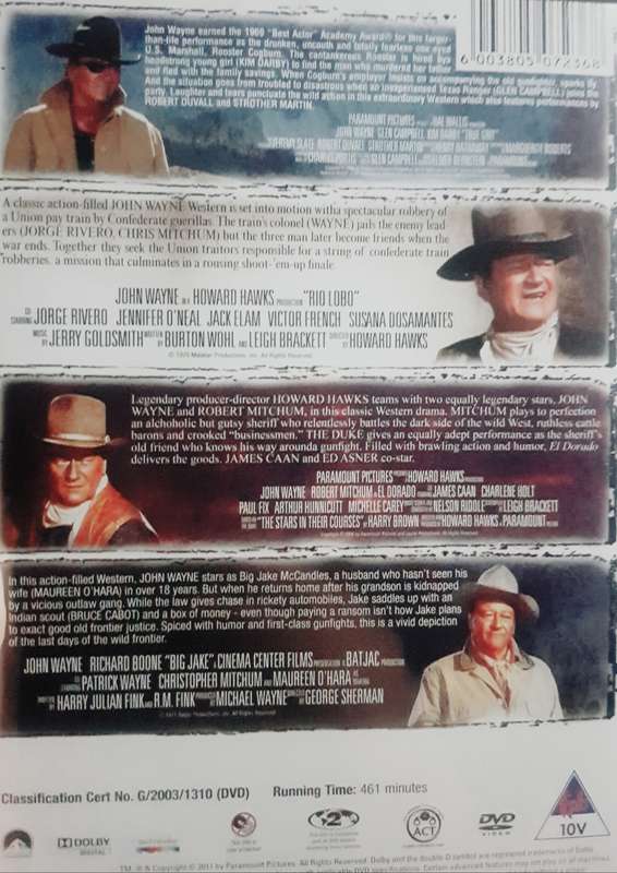 John Wayne Dvd Box Set DVD