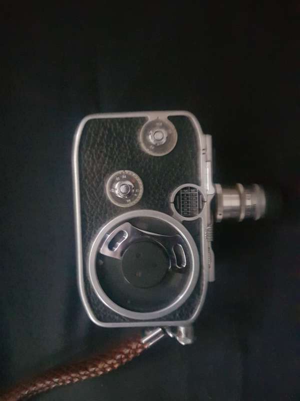 Paillard Bolex B8 Variable Speed 8mm Movie Camera With f2.5 12.5mm Kern Lens