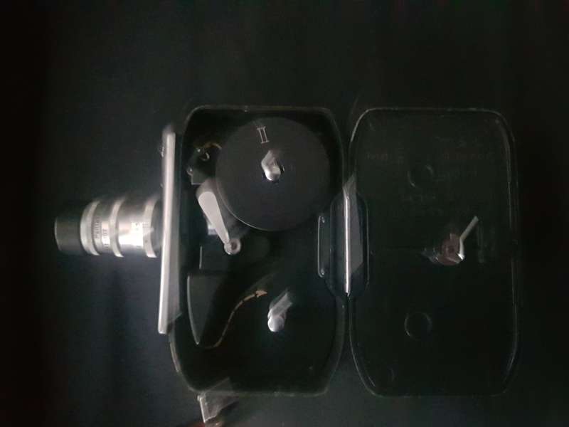 Paillard Bolex B8 Variable Speed 8mm Movie Camera With f2.5 12.5mm Kern Lens