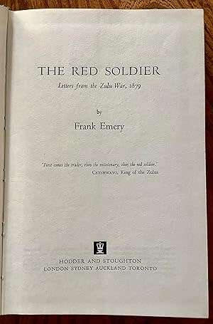AFRICANA RED SOLDIER ZULU WAR Africana
