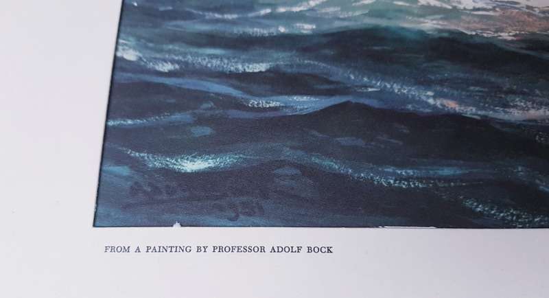Lithograph Adolf Bock