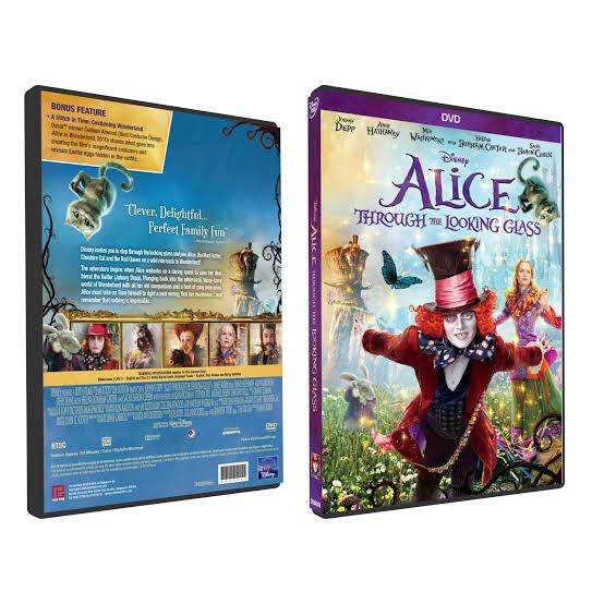 DVD Alice Through The Looking Glass DVD