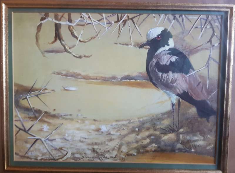 Birds Shirley Walsh Oil on Board Birds