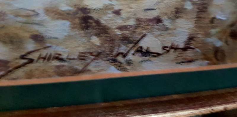 Birds Shirley Walsh Oil on Board Birds