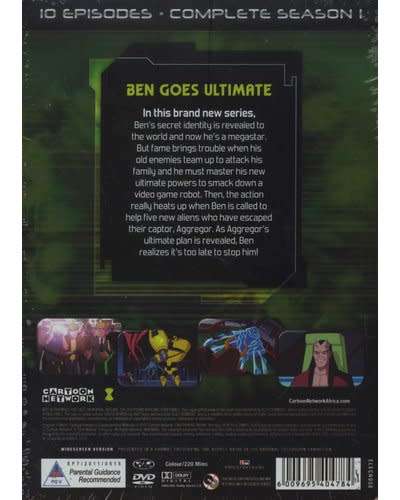 Ben 10 Ultimate Alien DVD