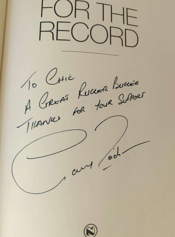 FOR THE RECORD  SIGNED  GARY TEICHMANN