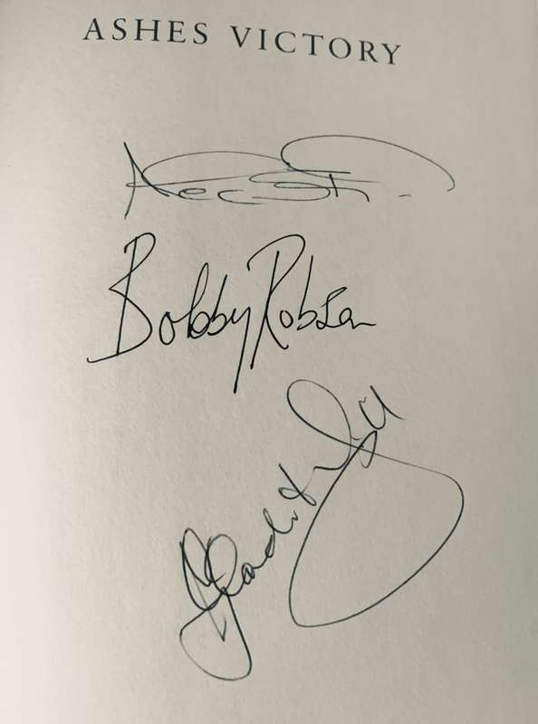 Signed Cricket Ashes Victory Cricket