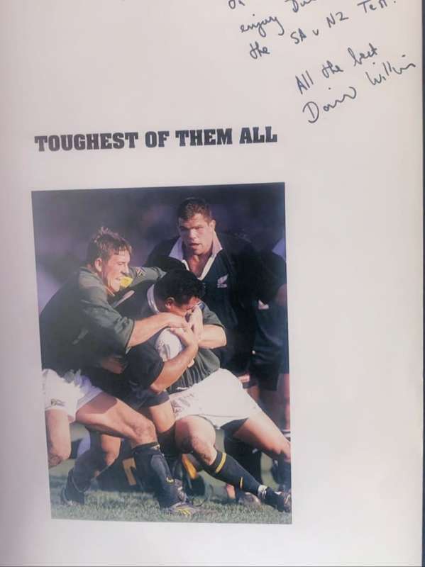 Signed Rugby Toughest of Them All Rugby