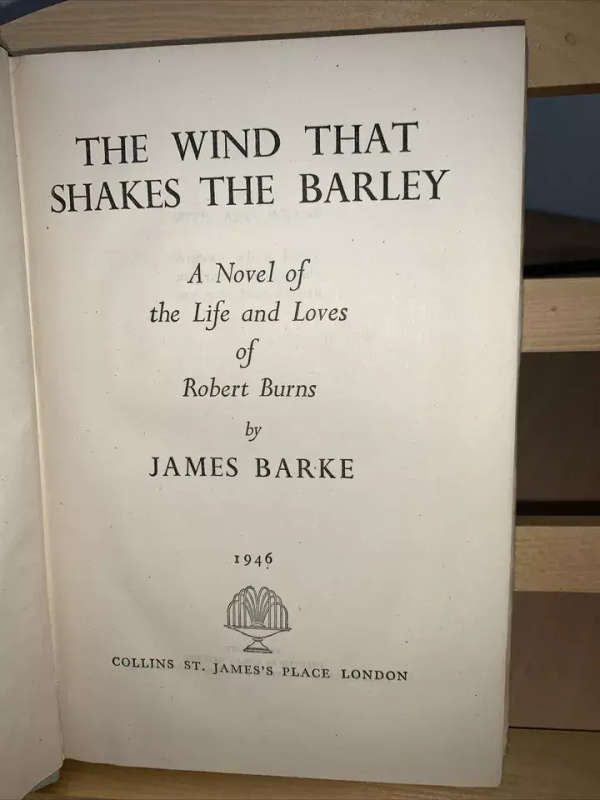 First Edition  The Wind That Shakes the Barley First Edition