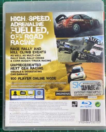 PS3 Colin Mcrae Dirt PS3
