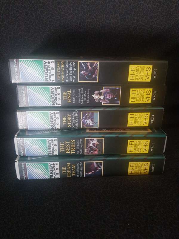 RUGBY 1995 RUGBY WORLD FINAL VHS RUGBY