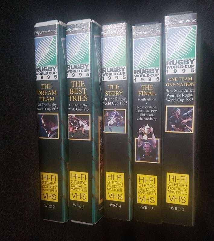 RUGBY 1995 RUGBY WORLD FINAL VHS RUGBY