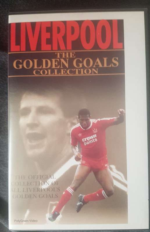 Liverpool FC Liverpool the Golden Goals Collection VHS Tape Liverpool FC
