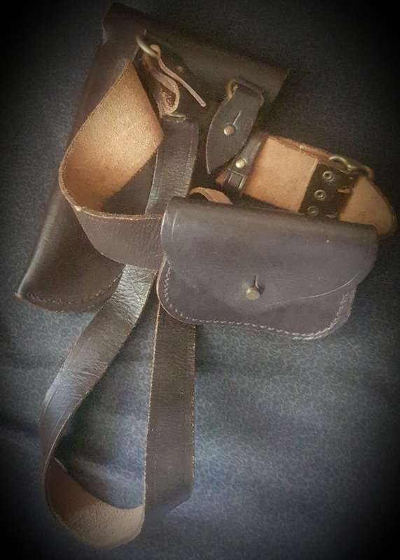 SAP Police Belt Sam Brown Belt Vintage SAP Police Shoulder Strap SAP Police