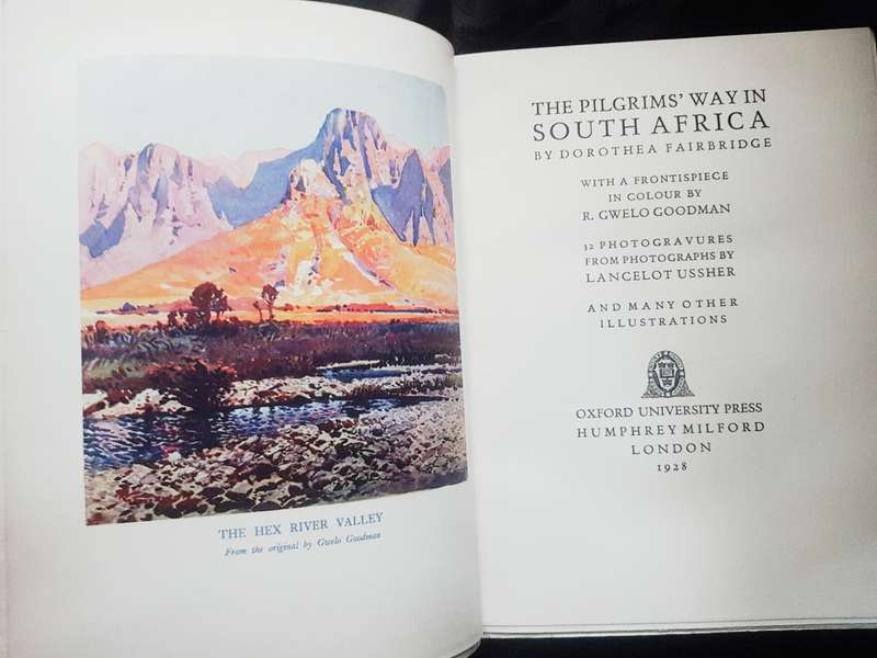AFRICANA THE PILGRIMS WAY IN SOUTH AFRICA AFRICANA FIRST ED 1928 AFRICANA