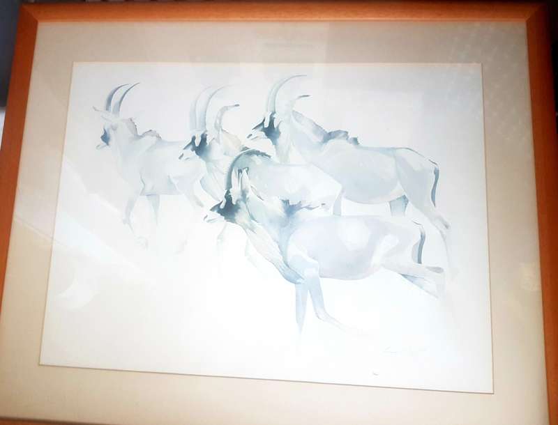 Leigh Voigt Watercolor Signed
