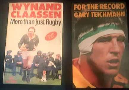 Springboks Wynand Claasen and Gary Teichmann Signed Rugby Ball
