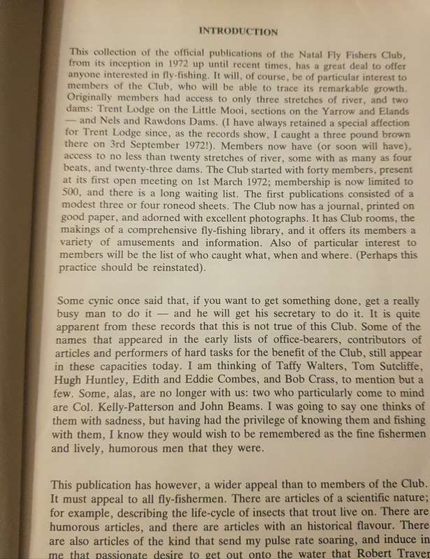 THE CREEK Fly fishing Natal Fly Fishers Club 1972 -1983 Collection of publications  fishing trout Fl