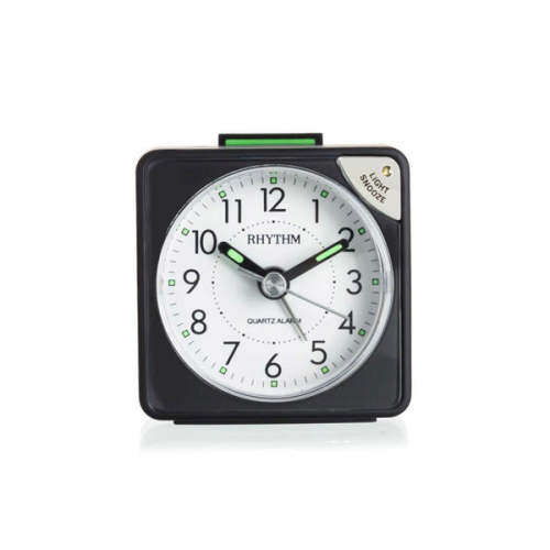 Rhythm Resin Quartz Alarm Clock CRE211NR02 Quartz Clock