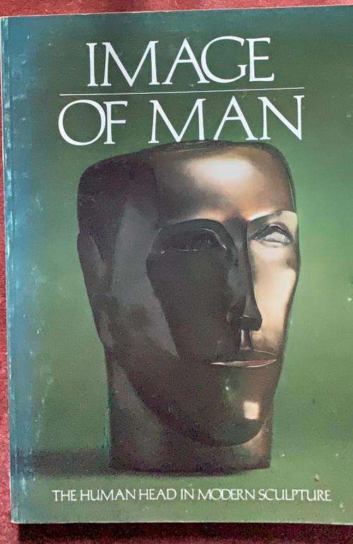 Image of Man the human head in modern sculpture.