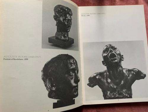 Image of Man the human head in modern sculpture.