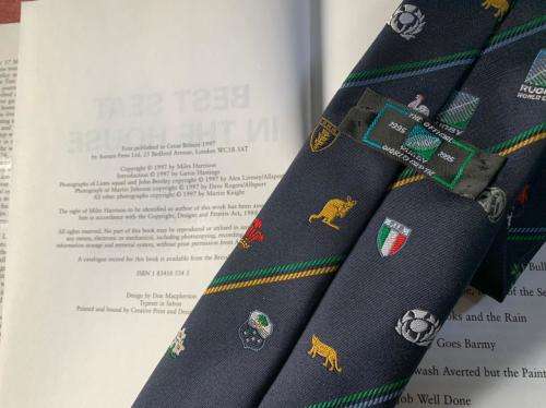 BRITISH IRISH LIONS 1997 RUGBY BOOK SOUTH AFRICA BEST SEAT IN THE HOUSE and 1995 World Cup Tie