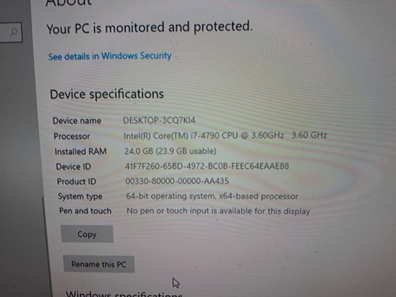 Gaming pc i7