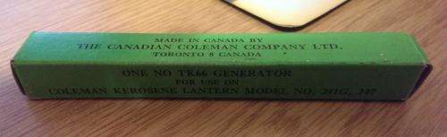 Generator for Coleman 201, 241, 247 Lanterns