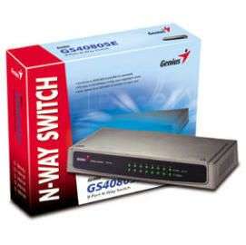 8-port Genius N Way Network Switch