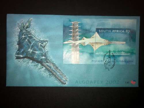 South Africa 2001 - FDC 7.47 Algoapex Sawfish