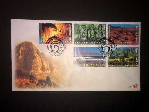 South Africa FDC 7.26 and 7.27 Natural Wonders