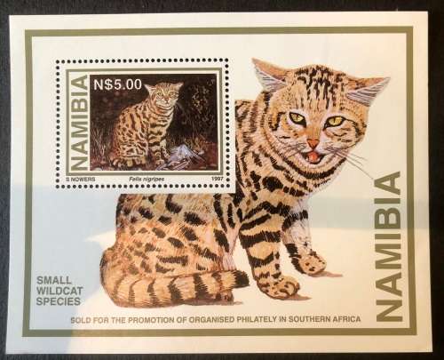 Namibia 1997 MS Philatelic Foundation Small Wild Cat Species