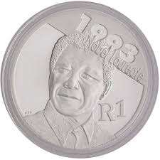 2007 PROOF PROTEA SERIES SILVER R1 MANDELA COIN - With box and COA @@ R1 no reserve